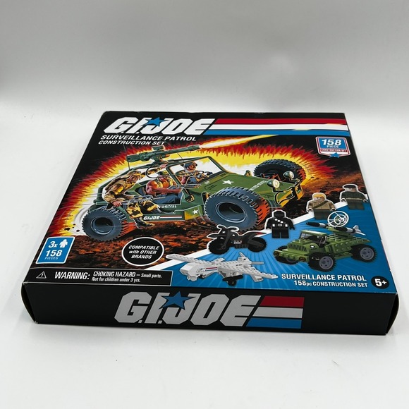 GI Joe Surveillance Patrol Military Construction Set Hasbro 158 Pieces & Figures - Picture 6 of 11